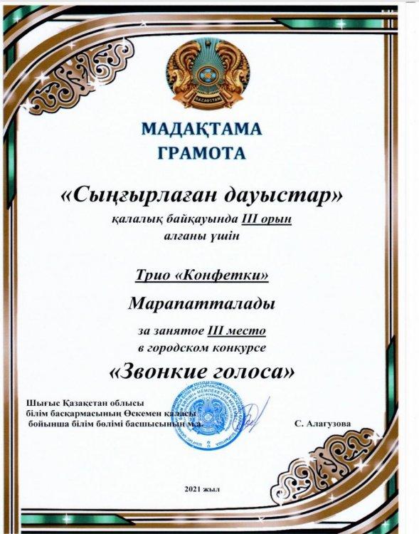 Городской конкурс "Звонкие голоса"