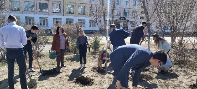 11 сынып сенбілігі. Субботник 11 класса