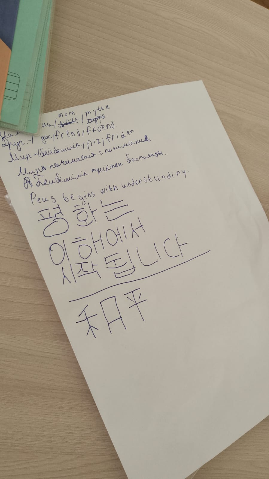 «Мир начинается с понимания»